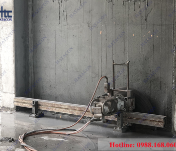 Hatacon thi công cắt vách, dầm bê tông bằng công nghệ hiện đại