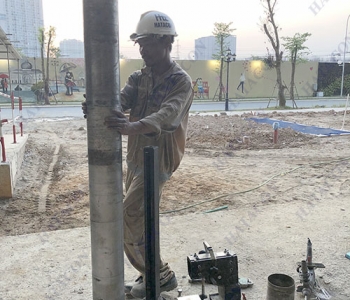 Khoan rút lõi bê tông sâu 1, 75 mét