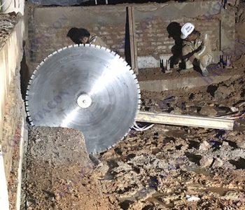 Cắt bê tông chân móng sát vách tường không làm ảnh hưởng đến kết cấu công trình